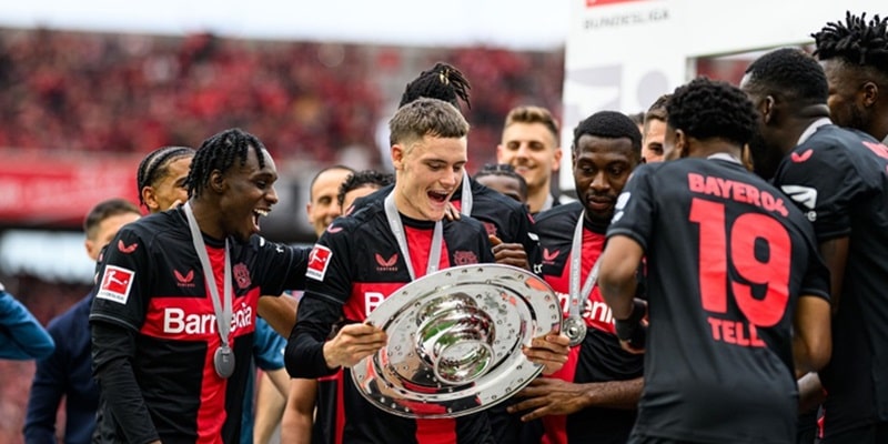 Bundesliga - Giải Bóng Đá Hấp Dẫn Số Một Tại Nước Đức 2 Bayer Leverkusen đang là đội bóng ĐKVĐ của giải VĐQG Đức